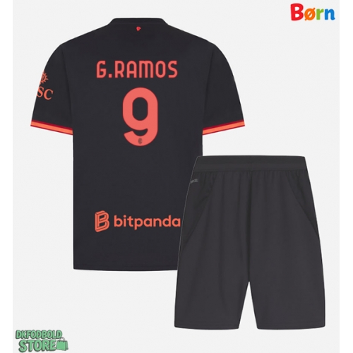 AC Milan Goncalo Ramos #9 Replika Babytøj Tredje sæt Børn 2026-27 Kortærmet (+ Korte bukser)